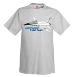 Northrop T-38 Talon (Black) Airplane T-Shirt - Personalized w/ Your N#