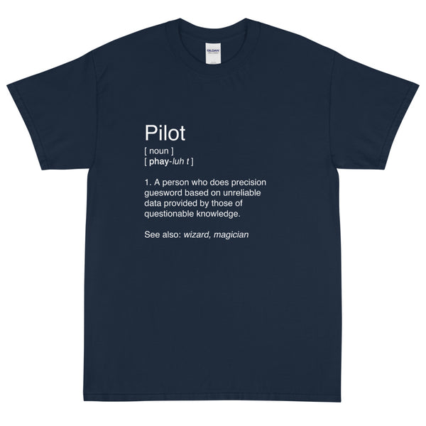 Pilot Dictionary Theme TShirt Flyboy Toys