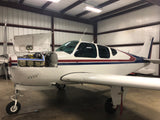 Beechcraft Bonanza A33 Blue Burgundy model