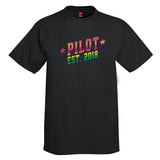 Pilot Est 3 Aviation Airplane T-Shirt