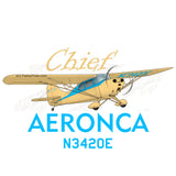 Custom Aeronca Chief Short Sleeve T-Shirt