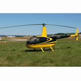 Helicopter Design (Black/Yellow) - HELIIF2R44-YB2