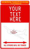 Custom Aviation 12" x 18" HD Metal Sign
