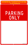 Custom Aviation 12" x 18" HD Metal Sign