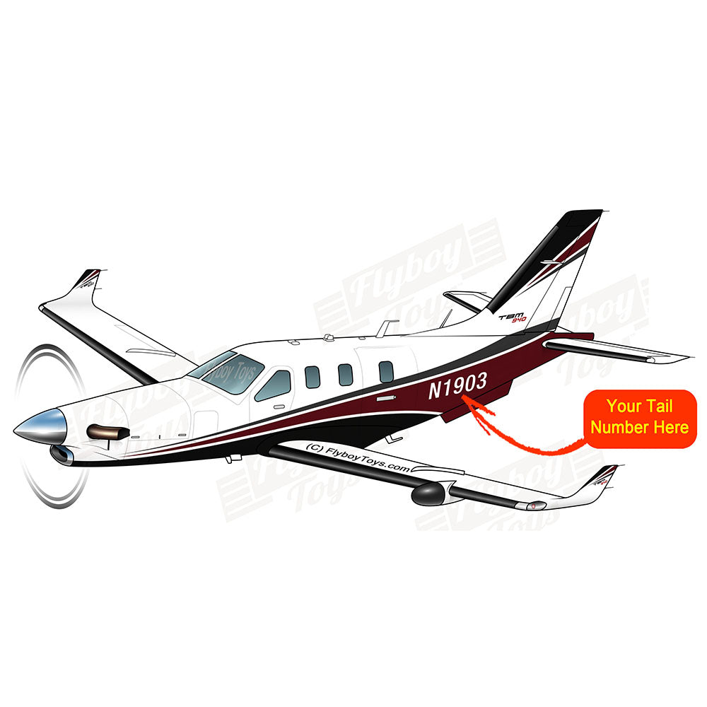 Airplane Design (Burgundy/Black) - AIRJF3K2D940-BRG1