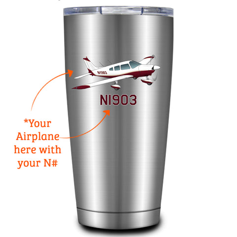 Custom Airplane Travel Tumblers