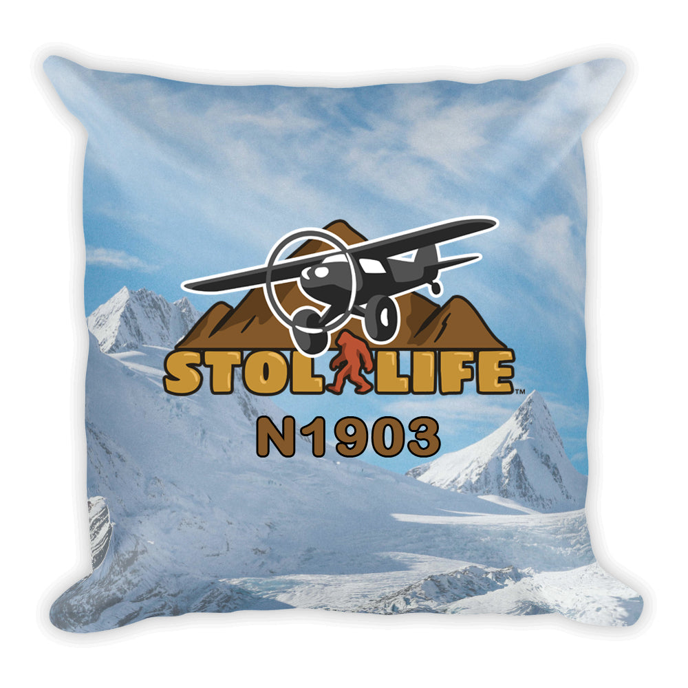 STOL Life Aviation Throw Pillow  - Personalized w/ your N#