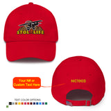 STOL Life Airplane Embroidered Baseball Cap - Personalized with Your N#