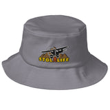 STOL Life Airplane Embroidered Flexfit Bucket Hat