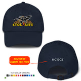 STOL LIFE Airplane Embroidered Classic Cap - Personalized with Your N#