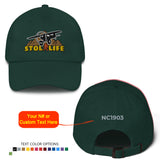 STOL LIFE Airplane Embroidered Classic Cap - Personalized with Your N#