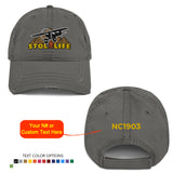 STOL LIFE Airplane Embroidered Distressed Cap - Personalized with Your N#
