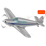 Airplane Design (Blue) - AIRJN9GC1B-B1