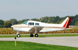 Beechcraft 23 Musketeer Brown Red model 1