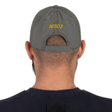 Helicopter Embroidered Distressed Cap HELIJ9BS76-YB1 - Personalized w/ Your N#