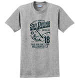 Sky Diving Airplane Vintage T-Shirt