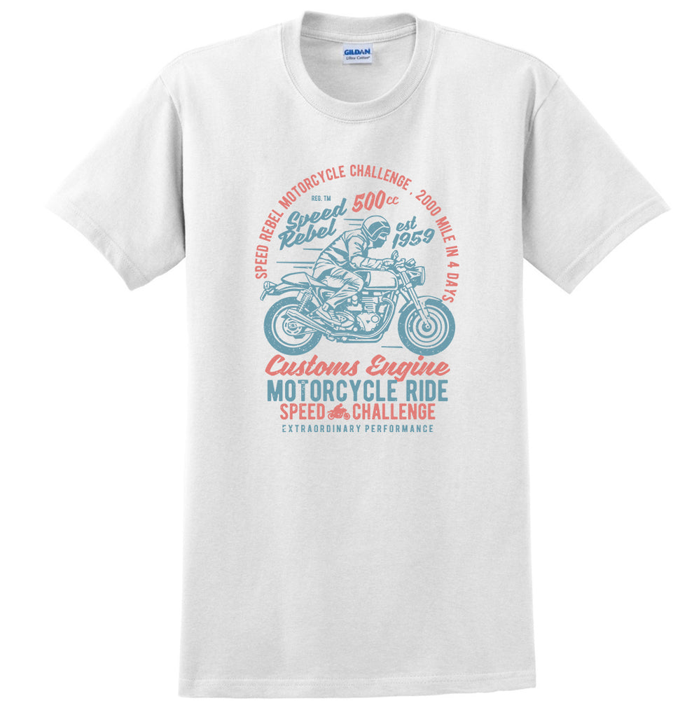 Speed Rebel Bike Vintage Motorcycle T-shirt