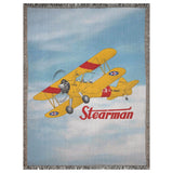 Custom Airplane Woven Blanket