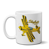 Steen Aero Skybolt (Yellow/Black) Airplane Ceramic Mug - Personalized