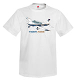 Tiger Aircraft AG5B Airplane T-Shirt - Personalized with Your N#