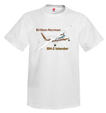 Britten-Norman BN-2 Islander Airplane T-Shirt - Personalized with Your N#