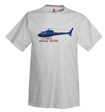 Airbus AS350 Helicopter T-Shirt - Personalized with Your N#