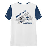 Custom Stearman All-Over Print Men's Athletic T-shirt - Add Your N#