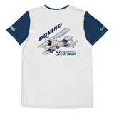 Custom Stearman All-Over Print Men's Athletic T-shirt - Add Your N#