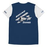 Custom Stearman All-Over Print Men's Athletic T-shirt - Add Your N#