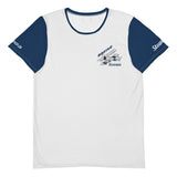 Custom Stearman All-Over Print Men's Athletic T-shirt - Add Your N#