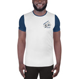 Custom Stearman All-Over Print Men's Athletic T-shirt - Add Your N#