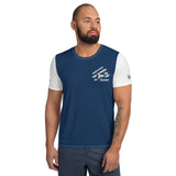 Custom Stearman All-Over Print Men's Athletic T-shirt - Add Your N#