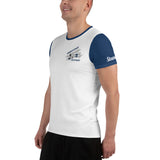 Custom Stearman All-Over Print Men's Athletic T-shirt - Add Your N#