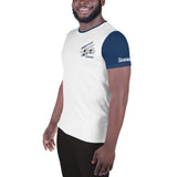 Custom Stearman All-Over Print Men's Athletic T-shirt - Add Your N#