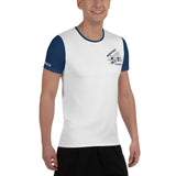 Custom Stearman All-Over Print Men's Athletic T-shirt - Add Your N#