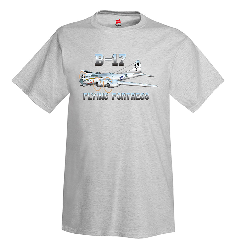 Boeing B-17 Flying Fortress Airplane T-Shirt - Personalized w/ Your N#