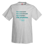 I Fix Airplanes Airplane Aviation T-Shirt