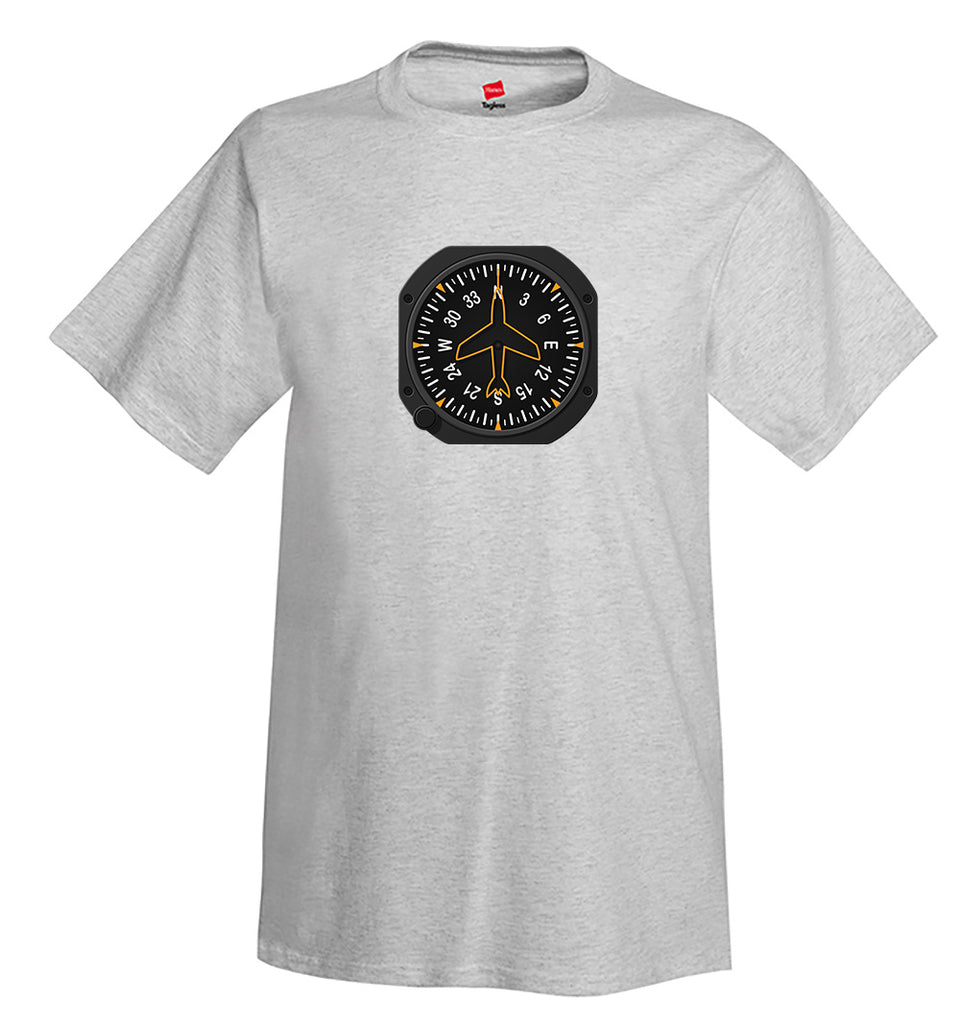 Heading Indicator Airplane Aviation T-Shirt