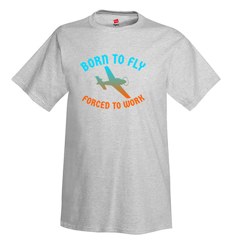 Born to Fly Airplane Aviation T-Shirt