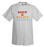 Hot Pilot Airplane Aviation T-Shirt