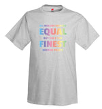 All Men Are Created Equal Airplane Aviation T-Shirt