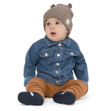 Custom Embroidered Baby Denim Jacket