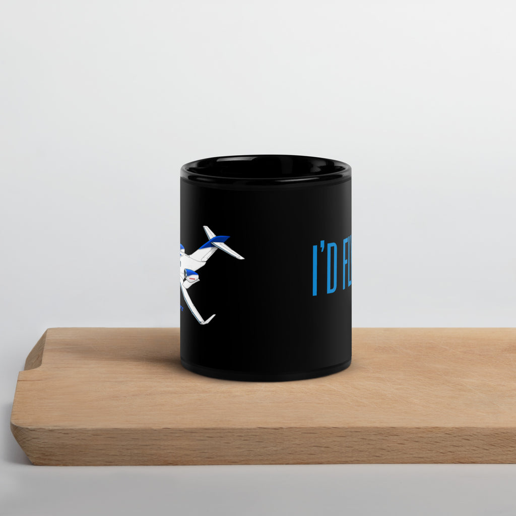 HondaJet Elite Custom Black Mug - Add Your N#