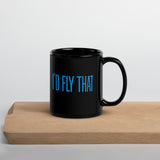 HondaJet Elite Custom Black Mug - Add Your N#
