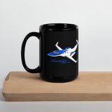 HondaJet Elite Custom Black Mug - Add Your N#