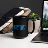 HondaJet Elite Custom Black Mug - Add Your N#