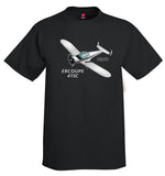 Erco Ercoupe 415C (Black) Airplane T-Shirt - Personalized with Your N#