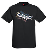 Bellanca Turbo Viking (Re/Blue)Airplane T-Shirt - Personalized with Your N#