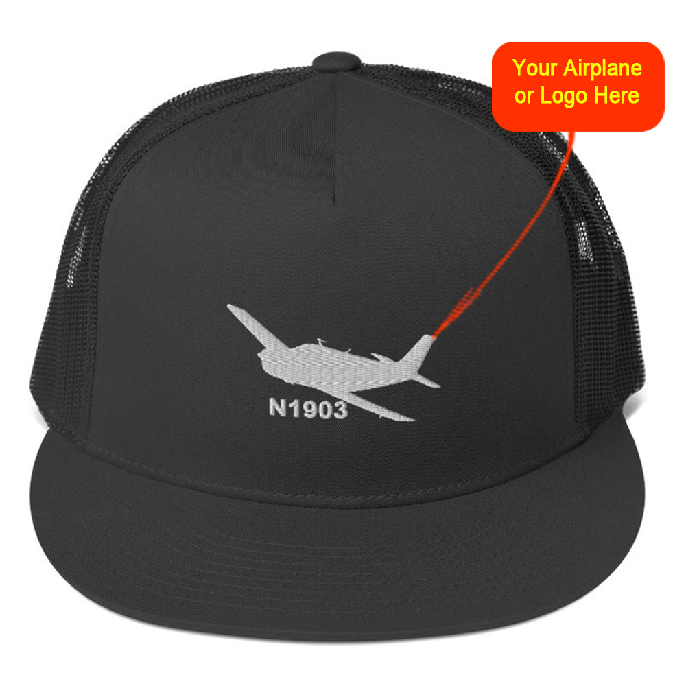 Custom Embroidered 5 Panel Trucker Cap