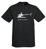 Robinson R-22 with Floats Helicopter T-Shirt - Personalized with Your N#